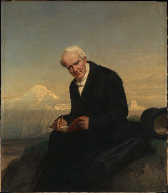 Julius Schrader:Baron Alexander von Humboldt 1859-16x12"(A3) Poster
