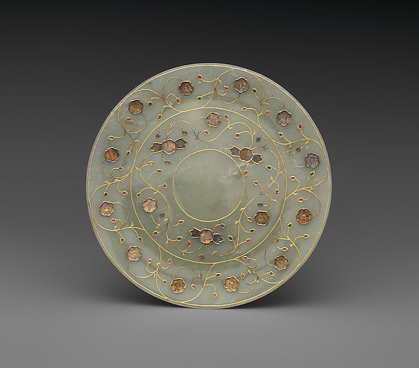 ,Jewelled plate 18th–19th cent,16x12"(A3) Poster