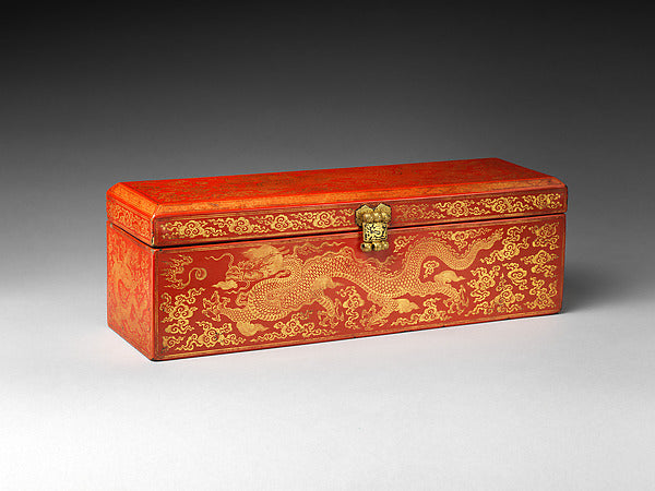 ,Sutra box with dragons amid clouds,16x12"(A3) Poster