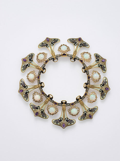 René-Jules Lalique - Necklace c1897–99, Poster Print Wall Art