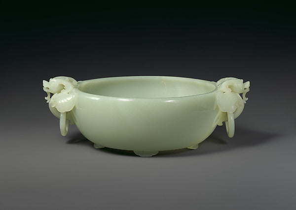 Bowl with Two Dragon Handles, Poster Print Wall Art