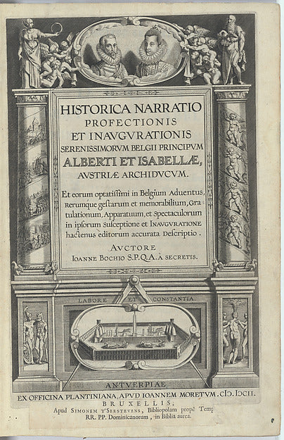 Historica Narratio Profectionis et Inaugurationis ... Alberti, Poster Print