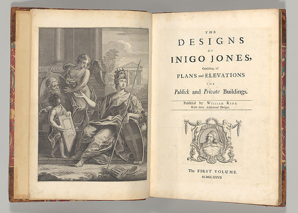 The Designs of Inigo Jones Consisting of Plans and Elevations,16x12"(A3)Poster
