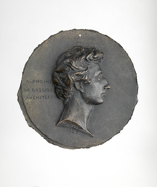 Medalist: Pierre Jean David d'Angers:Alphonse de Gisors 1827-16x12"(A3) Poster