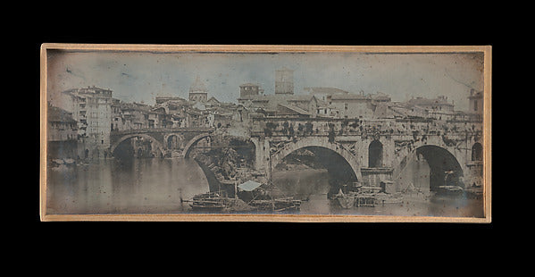 Joseph-Philibert Girault de Prangey:Ponte Rotto Rome 1842-16x12"(A3) Poster