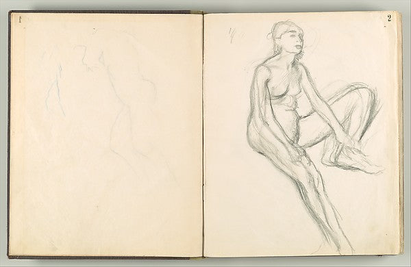 Album of Forty-five Figure Studies c1882–85,16x12"(A3) Poster