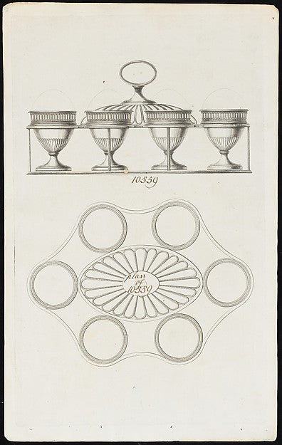 Egg Caddy c1790-Matthew Boulton, Poster Print