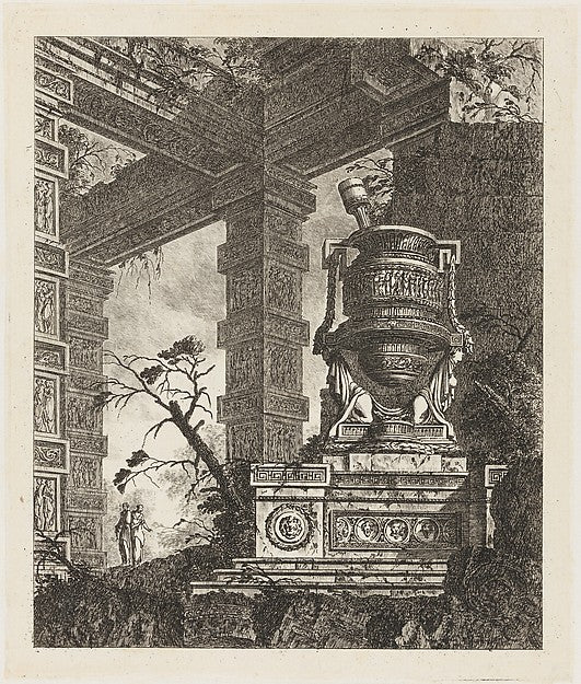Collection of Different Subjects of Vases Tombs Ruins and Fo,16x12"(A3)Poster