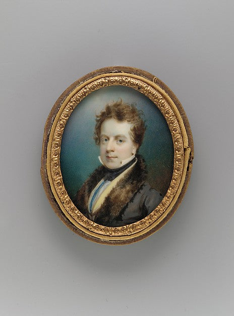 Self-portrait c1825-Thomas Seir Cummings, Bath 1804–1894 Hacke, Poster Print Wall Art