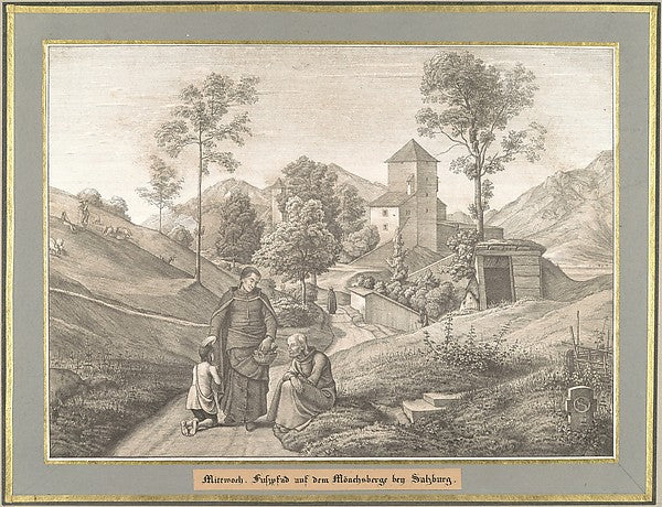 Mittwoch from Sieben Gegenden aus Salzburg und Berchtesgaden G, Poster Print Wall Art
