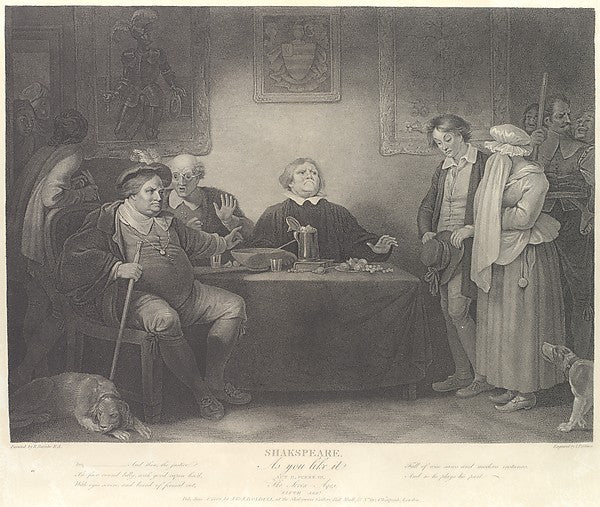 The Seven Ages Fifth Age - The Justice 1801-After Sir Robert, Poster Print Wall Art