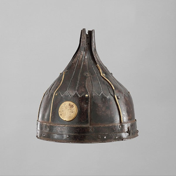 Helmet 14th–16th cent, Poster Print Wall Art