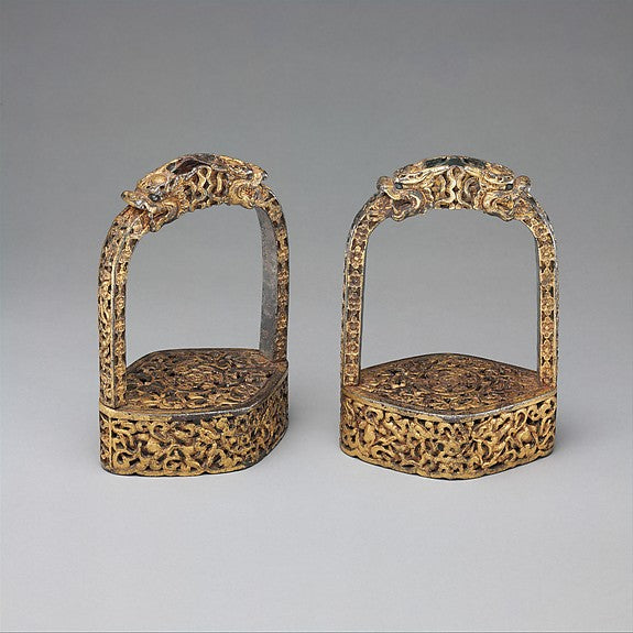 Pair of Stirrups 16th–18th cent, Poster Print Wall Art