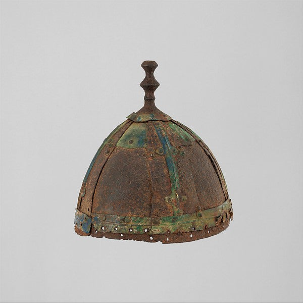 Eight-Plate Helmet 8th–10th cent, Poster Print Wall Art