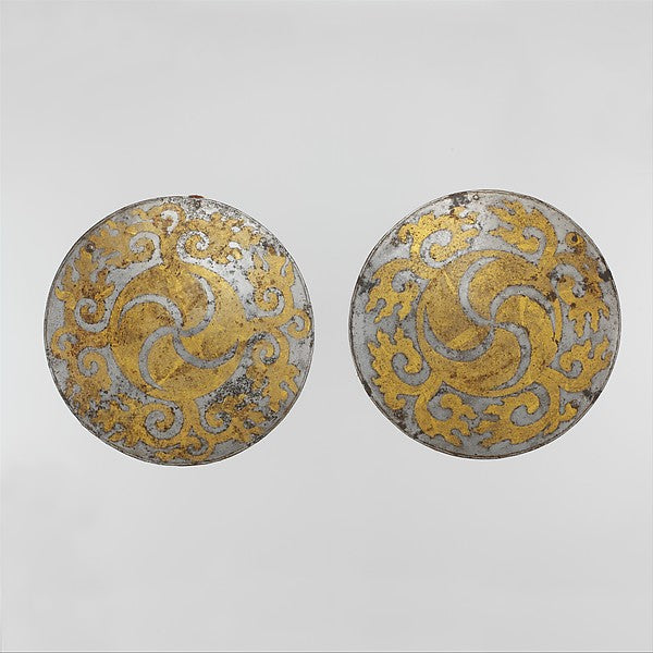 Breastplate and Backplate from a Set of "Four Mirrors" 17th–18, Poster Print Wall Art