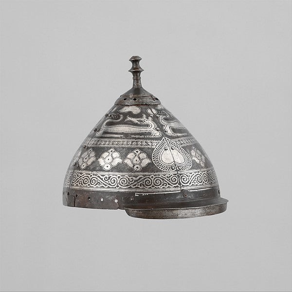 Helmet possibly 15th–17th cent, Poster Print