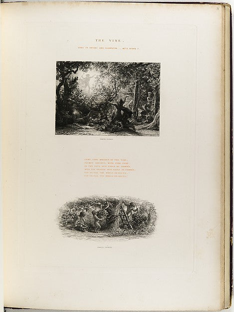 Songs of Shakespeare Illustrated by the Etching Club 1843-, Poster Print Wall Art