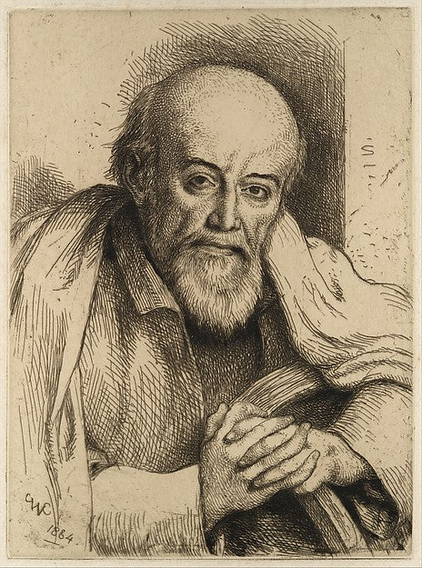 Portrait of Samuel Palmer 1884-Charles West Cope, Poster Print