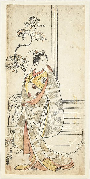 The Actor Sawamura Sojuro I 1689–1756 in an Unidentified Fema, Poster Print