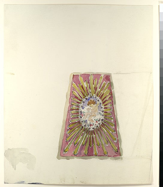 Lamp shade pattern late 19th–early 20th cent Possibly Tiffany, Poster Print