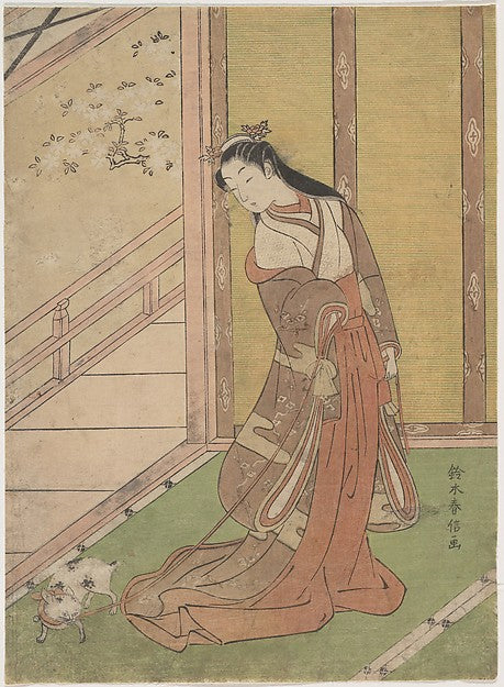 Onna San no Miya 1768–70-Suzuki Harunobu,Classic Ming China Image, Poster Print Wall Art