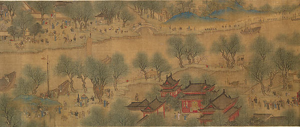 Ming China,Spring Festival on the River 18th cent-Uniden, Poster Print Wall Art