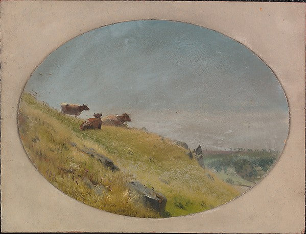 Landscape with Cows 1928-Aaron Draper Shattuck, Poster Print - Wall Art