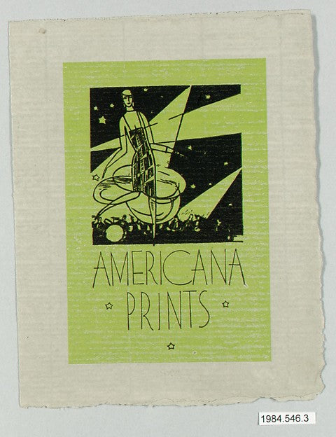 :to exhibition showing prints at the Art Center 65 East 56th-16x12"(A3) Poster