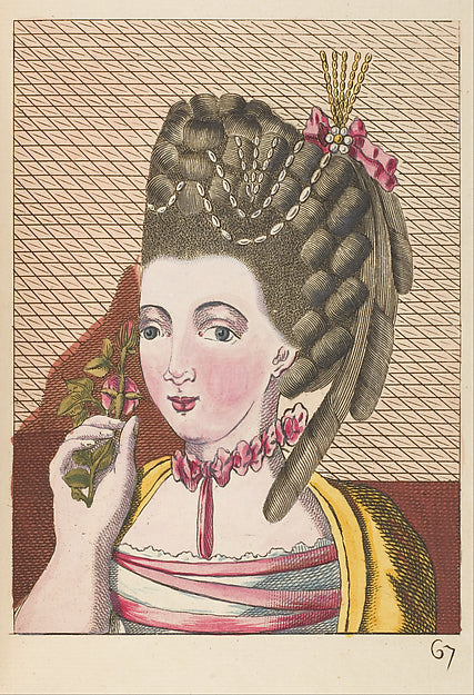 L'art de la coëffure des dames françoises avec des estampes :,16x12"(A3)Poster