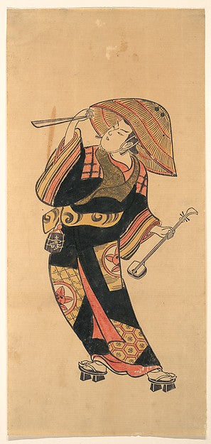 Ichimura Takenojo VIII c1720-Attributed to Torii Kiyotomo, Poster Print Wall Art