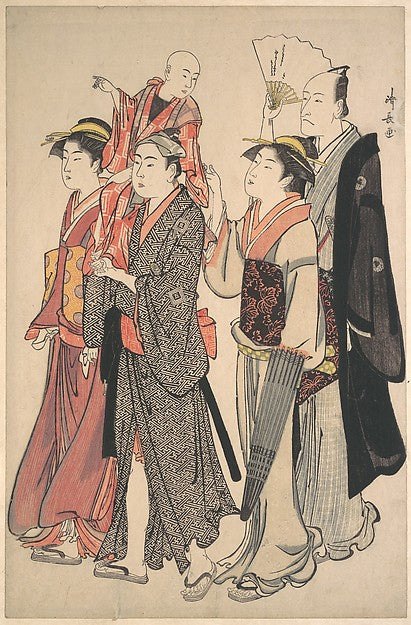 Ichikawa Danjuro V and His Family 1782-Torii Kiyonaga, Poster Print