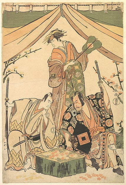 Scene of the Drama "Oakinai Hiru-ga-Koshima" 1784–85-Torii Kiy, Poster Print Wall Art