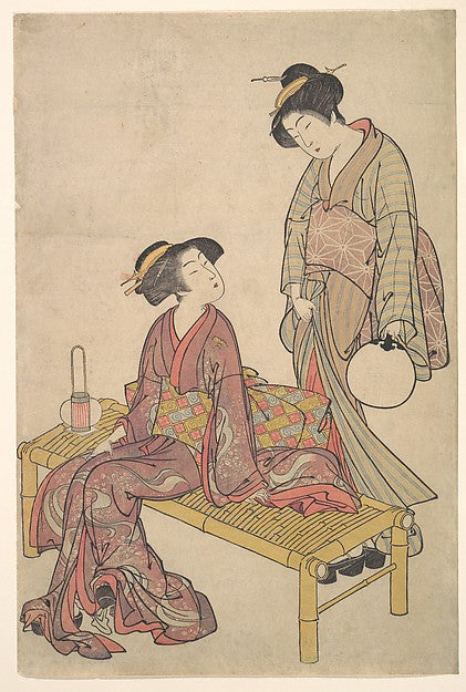 Tesage andon,The Hand Lantern c1790-Kitao Shigemasa, Poster Print