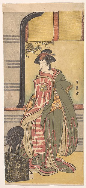 The Actor Segawa Kikunojo 3rd in a Female Role c1785-Katsukawa, Poster Print