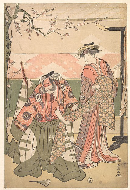 Scene From a Drama c1789-Katsukawa Shunch?, Poster Print