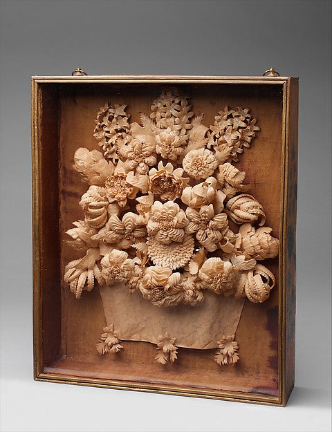 Quillwork Shadowbox c1817 Myra Bates, Poster Print