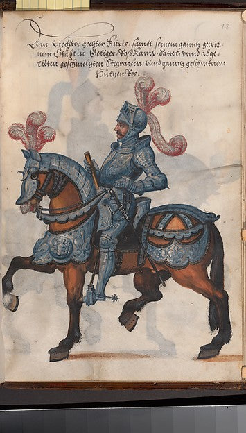 Manuscript Inventory of the Armory of a Castle of a Nobleman 1, Poster Print