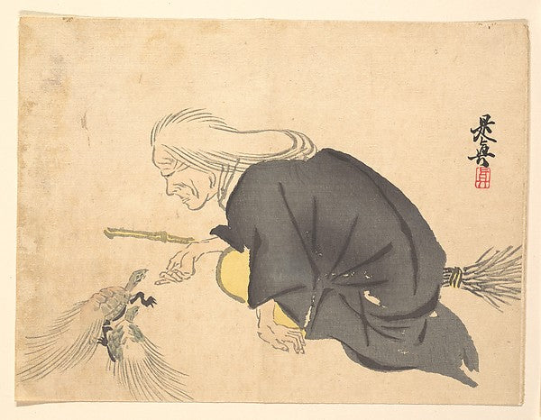 Uba c1860-Shibata Zeshin, Poster Print Wall Art