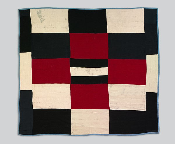 Pieced wool quilt c1920–30, Poster Print