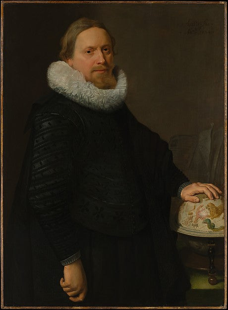 Nicolaes Eliasz Pickenoy:Man with a Celestial Globe 1624-16x12"(A3) Poster