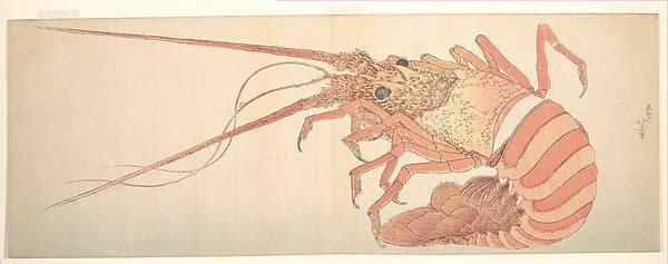 Large Lobster 1800–1815-Katsushika Hokusai 1760–1849 Tokyo ), Poster Print