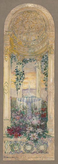 Design for a mosaic or a window late 19th–early 20th cent Poss, Poster Print Wall Art