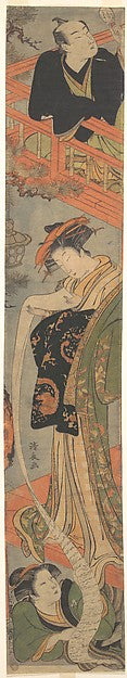 The Love Letter late 18th cent-Torii Kiyonaga, Poster Print Wall Art