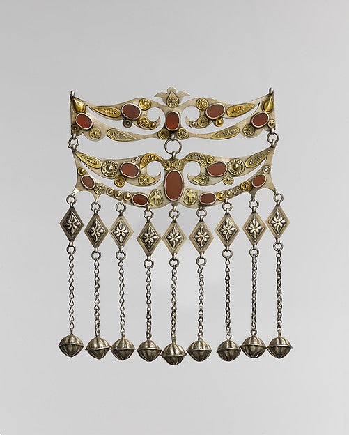 :Dorsal Headdress Ornament late 19th–early 20th century-16x12"(A3) Poster