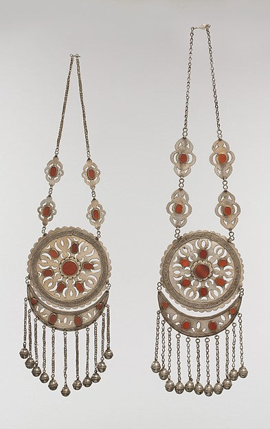 :Pectoral Disc Ornament One of a Pair probably 20th century-16x12"(A3) Poster