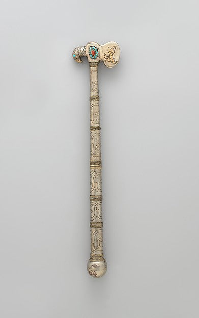 :Cudgel or ceremonial staff late 19th–early 20th century-16x12"(A3) Poster
