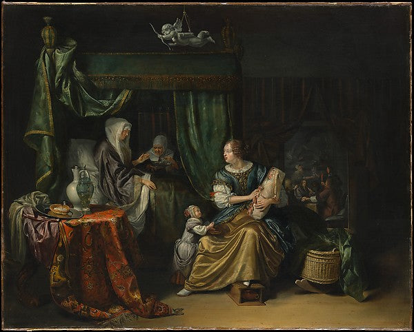 Matthijs Naiveu:The Newborn Baby 1675-16x12"(A3) Poster