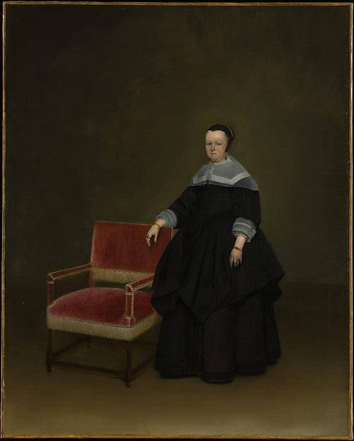 Gerard ter Borch the Younger:Margaretha van Haexbergen c1666-16x12"(A3) Poster