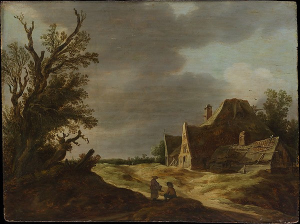 Jan van Goyen:Sandy Road with a Farmhouse 1627-16x12"(A3) Poster