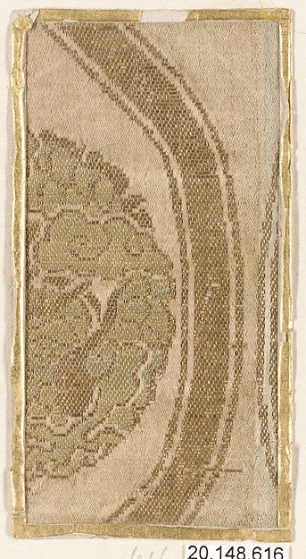 Beautiful Historic Fabric Piece 17th cent,16x12"(A3)Poster
